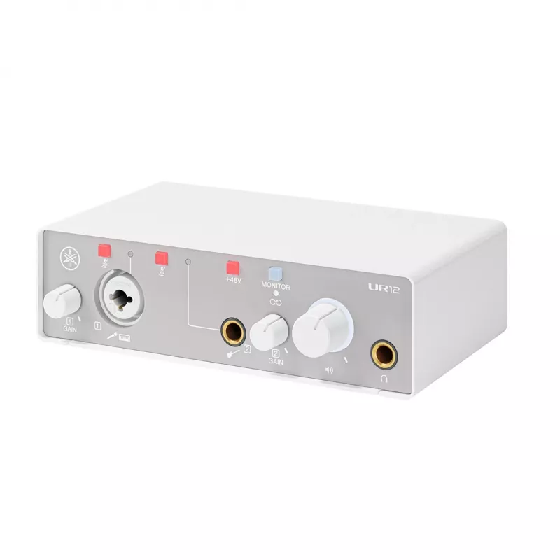Audio Interface YAMAHA UR12MK3 White - kompaktes 2-in/2-out USB…
