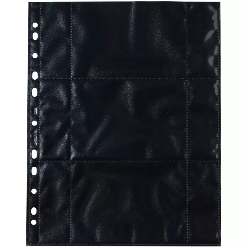 Fototaschen HERMA Fotophan 9x13 cm Querformat schwarz 10 Stück