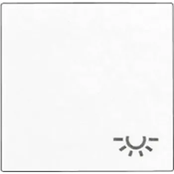 Wandmontiertes Lichtschalter-Panel Jung A 590 L WW, Weiß
