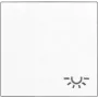 Wandmontiertes Lichtschalter-Panel Jung A 590 L WW, Weiß