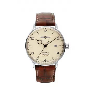 Automatikuhr Zeppelin LZ129 Hindenburg 8062-5 — Edelstahlgehäuse, Lederarmband
