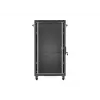 19-Zoll-Rack-Schrank LANBERG 22HE 600x1000 mm, schwarz, Glastüren vorne und hinten