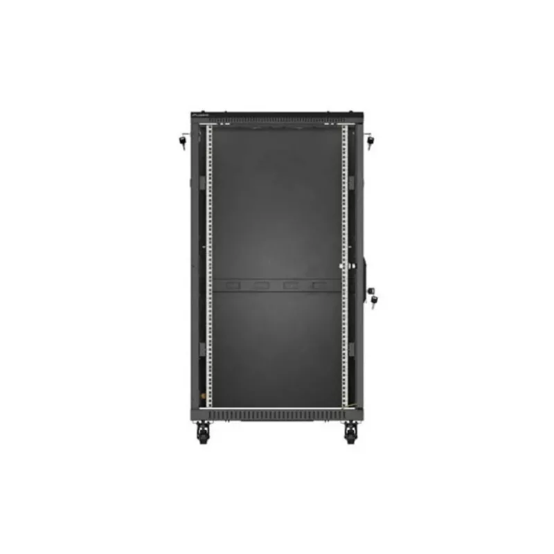 19-Zoll-Rack-Schrank LANBERG 22HE 600x1000 mm, schwarz, Glastüren vorne und hinten