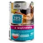 Nassfutter für Hunde Frendi – Leberstücke in feiner Sauce, 1,25 kg Beutel