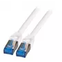 EFB-Elektronik RJ45 Patchkabel Cat.6A S/FTP TPECat.7 Rohkabel superflex Weiß 3m Hersteller: EFB Elektronik (K5525FWS.3)