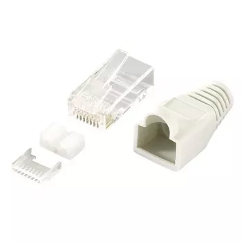 Wire Connector RJ45 LogiLink MP0021 Grau Transparent