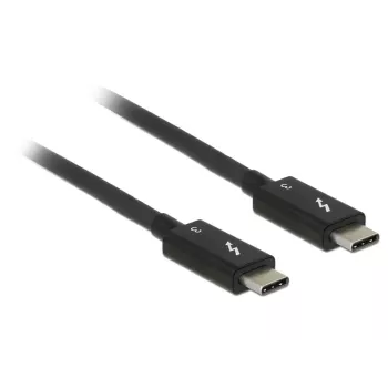 USB-Kabel DeLOCK 84844 USB 3.2 Gen 2 0,5 m USB C Schwarz