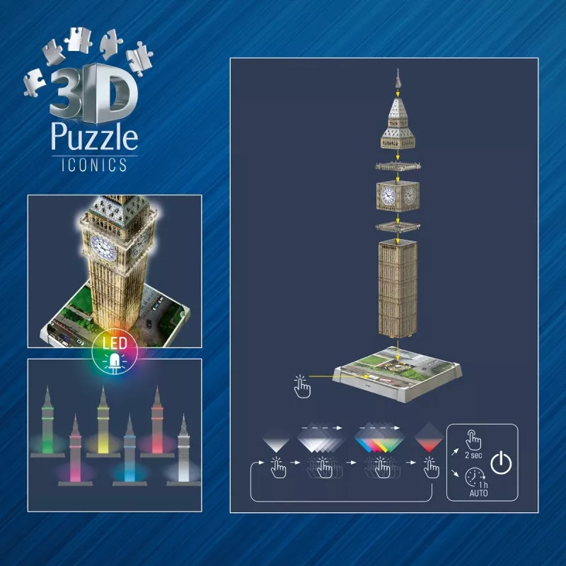 Puzzle 3D Big Ben Clock Tower London