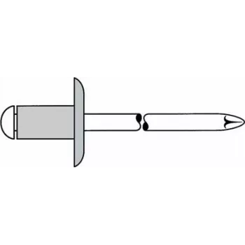 Blindniet GESIPA 5x14 mm, Aluminiumkörper mit Stahldorn, 250 Stk.