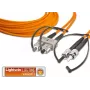 Lightwin Hochwertiges Duplex LWL-Patchkabel, MM OM1, SC - ST LWL-Patchkabel (LDP-62 SC-ST 10.0)