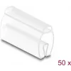 Kabelmarkierer DELOCK 80952, 50 Stück, für Kabel Ø 6–10 mm, transparent