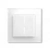 Smart-Glas-Taster HomeMatic Homematic IP Glas-Taster, 230 V, 868 MHz, weiß, 54,5×54,5×29 mm