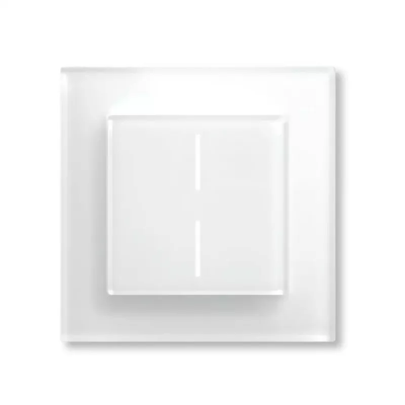 Smart-Glas-Taster HomeMatic Homematic IP Glas-Taster, 230 V, 868 MHz, weiß, 54,5×54,5×29 mm
