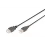 Digitus - USB-Verlängerungskabel - USB Typ A, 4-polig (M) - USB Typ A, 4-polig (W) - 3,0 m (USB / USB2.0) - Schwarz (AK-300202-030-S)