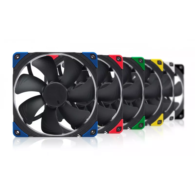 140 mm Noctua NF-A14 PWM chromax.Schwarz.swap Gehäuselüfter, 12V, 300–1500 RPM, PWM, 140.2 m³/h, 24.6 dB