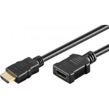Goobay 76270 HDMI-Kabel 1,5 m HDMI-Typ-A-Stecker auf -Buchse 48 Gbit/s