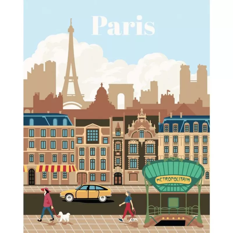 CreArt - Buntes Paris, Malen