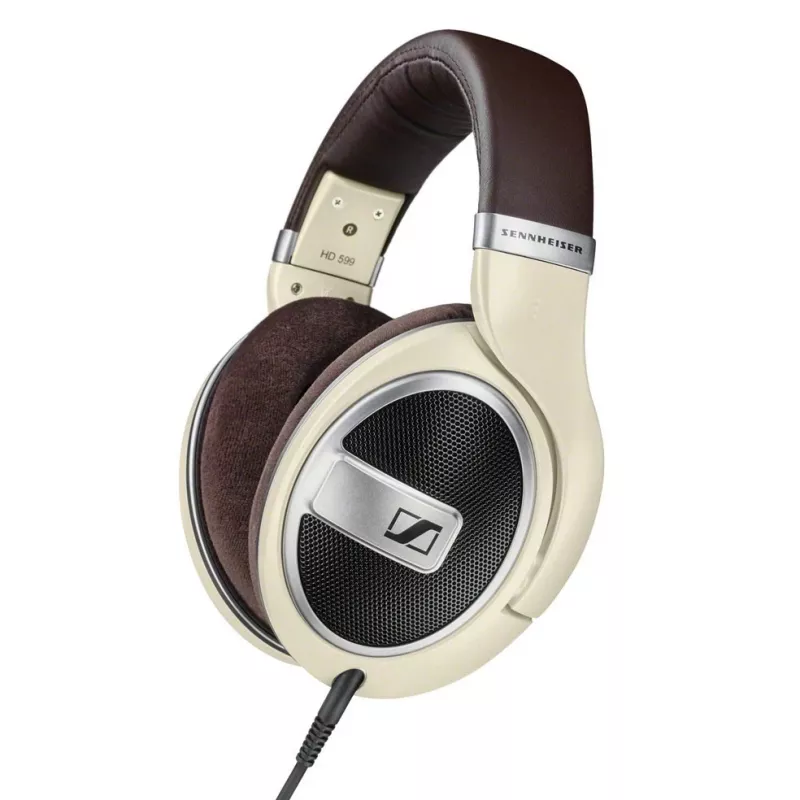 Kopfhörer Sennheiser HD 599 — kabelgebunden, ohrumschließend, 50 Ω, 12–38500 Hz, 1,2 m Kabel, Elfenbein