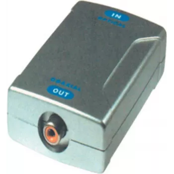 Optischer Toslink-Koppler ShiverPeaks 69120 — Faserverbinder für digitale Audioverbindungen
