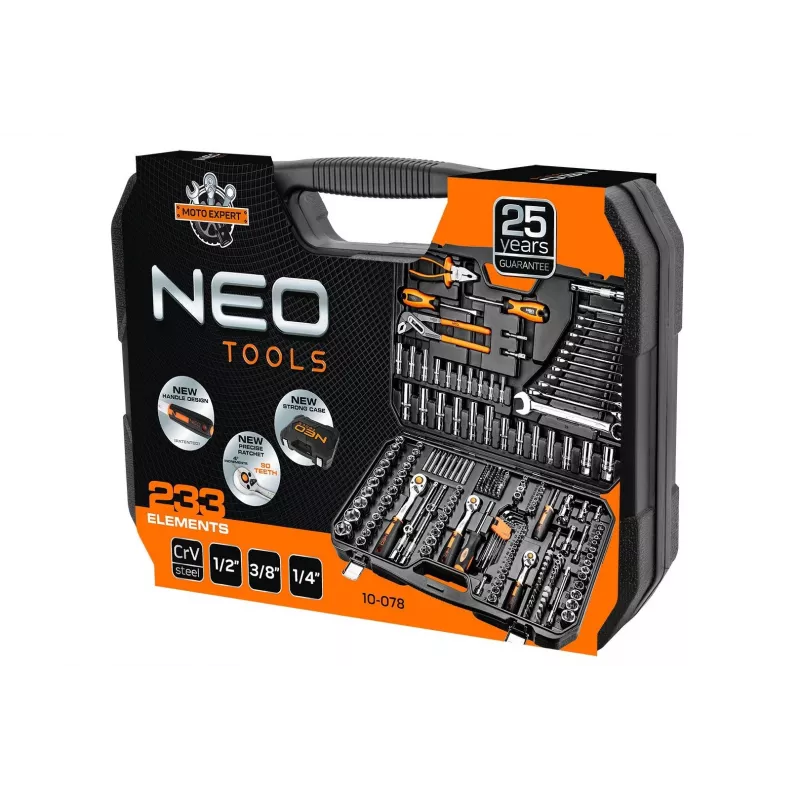 Neo 10-078 Mechaniker-Werkzeugset 233 Teile