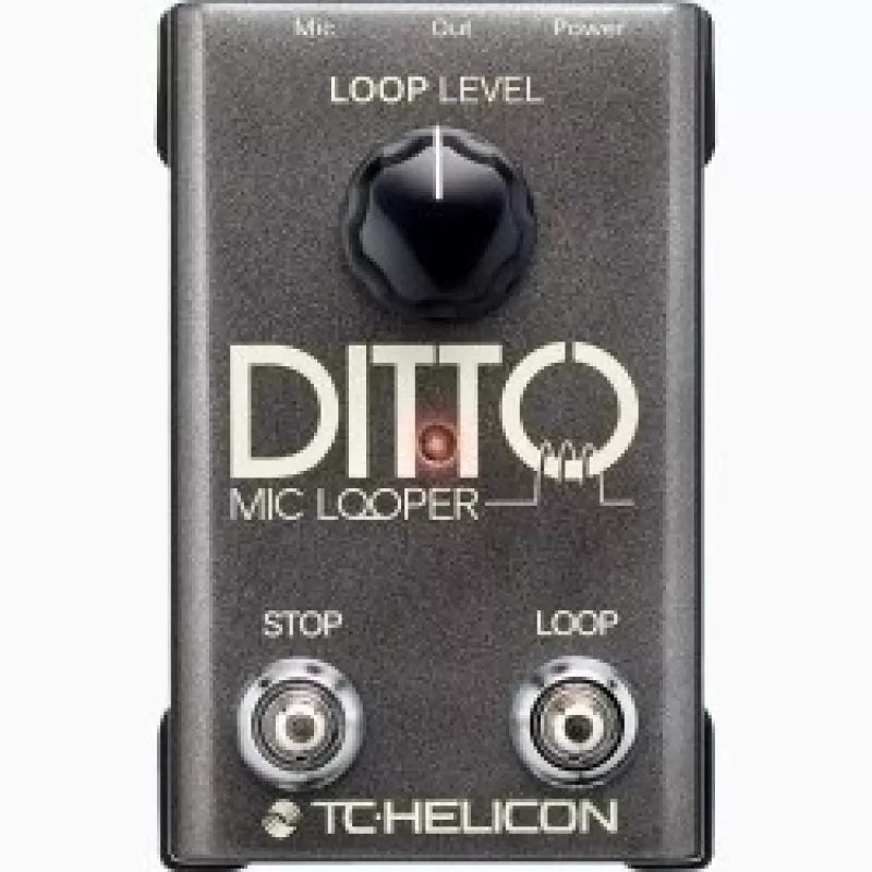 Mikrofon-Looper TC‑Helicon Ditto Mic Looper mit Mikrofoneingang (Modell 000-DDU01-00010)