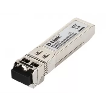 D-Link 10GBase-SR SFP+ Transceiver, 80/300m, Glasfaser, 10000 Mbit/s, SFP+, LC, 50/125, 62,5/125 µm, SR