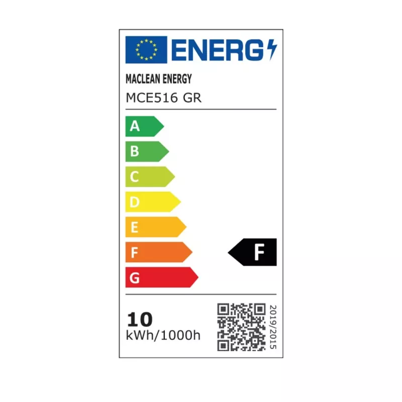 LED-Strahler MACLEAN MCE516 mit PIR-Bewegungsmelder, 50W, grau