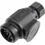 Anhängerstecker AS Schwabe 60464 — 13-poliger Zugsteckverbinder für Anhängerverkabelung