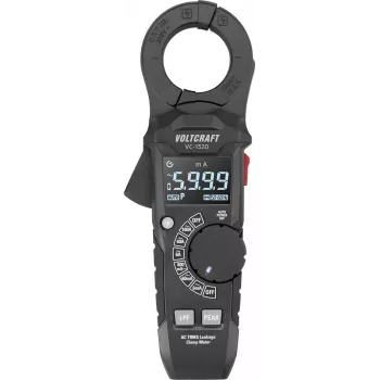 Voltcraft VC-1320 VC-17156745 Fehlerstromzange – 6000 Counts – 1 µA–6000 mA – 32 mm – digitale Anzeige (VC-17156745)