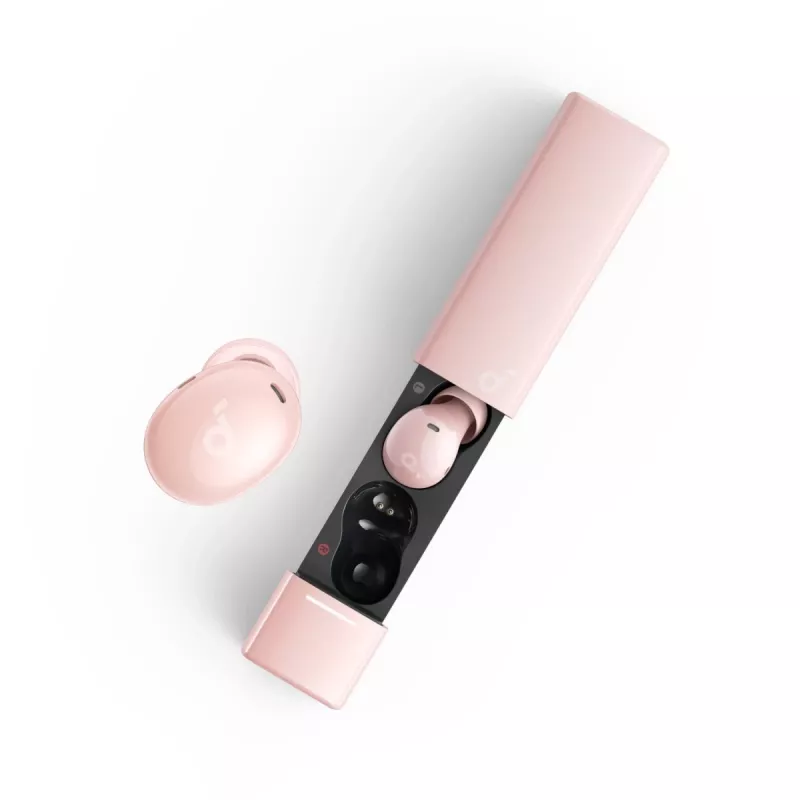 Kabelloses In-Ear-Headset Anker A30i — Bluetooth, intraaural, pink, für Anrufe, Musik und Sport