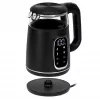ADLER AD 1305 elektrischer Wasserkocher schwarz/silber