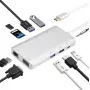 Dockingstation helos 304265 USB 3.1 Typ-C mit HDMI, VGA, USB und LAN