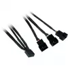INTER-TECH Argus RGB-Lüfter-Set RS-06 120 mm 3er-Pack Weiß ARGB mit Controller