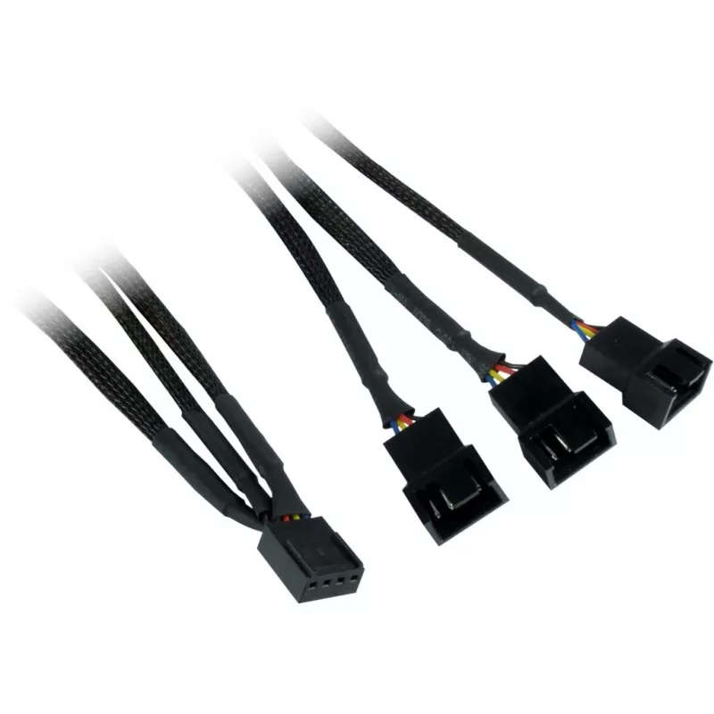 INTER-TECH Argus RGB-Lüfter-Set RS-06 120 mm 3er-Pack Weiß ARGB mit Controller