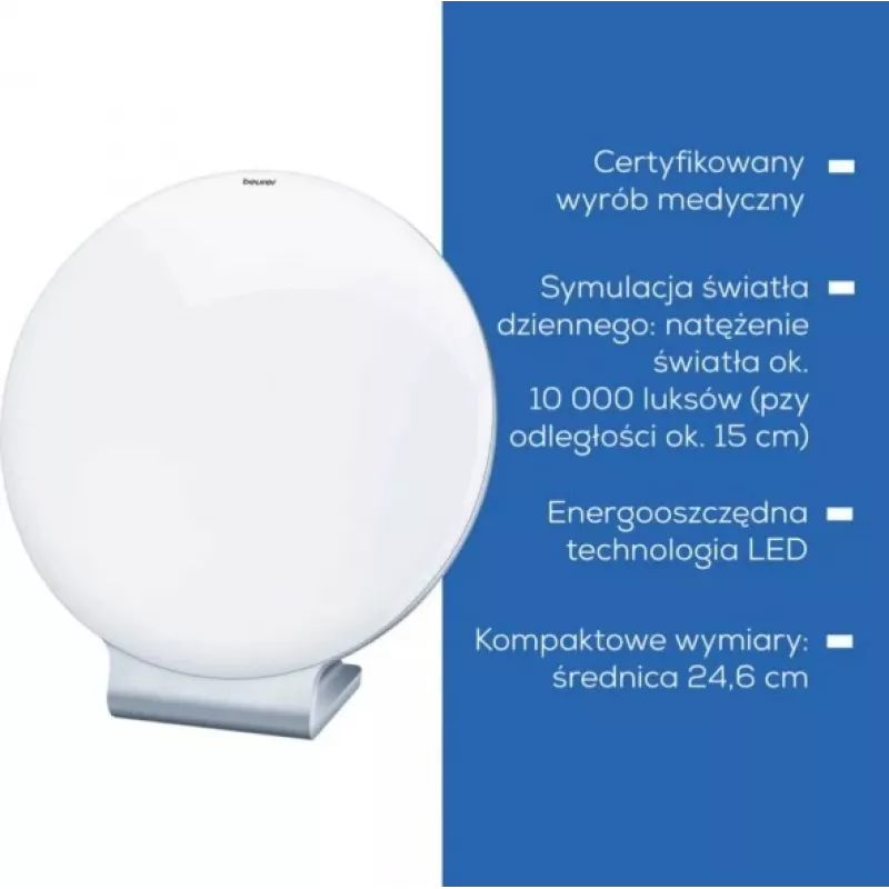Tageslichtlampe Beurer TL 50 60815 10000 Lux – Tageslichtsimulator für die saisonale Lichttherapie