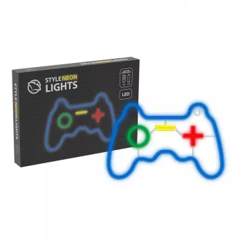 Kabelgebundenes USB-Gamepad MANTA SNL55MT mit Neonlichtern