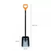 Fiskars Solid Metal Schaufel mit D-Griff