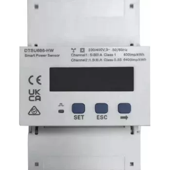 3-Phasen Smart Power Sensor HUAWEI DTSU666-HW mit Wi‑Fi-Konnektivität für Leistungs- und Energiemessung