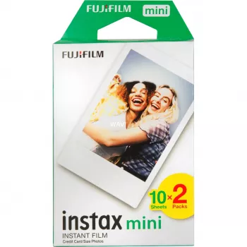 Fujifilm 16567828 Film. 2x10 Blätter Pack=2 für Fujifilm Instax Mini