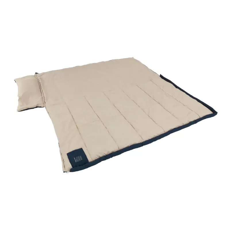 Schlafsack Outwell Contour Lux XL — rechteckig für Erwachsene, Polyester, 2200×1050 mm, für Benutzer bis 190 cm, blau