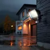Maclean MCE442 Solar-LED-Strahler mit Bewegungsmelder Flutlicht Wandmontage-Leuchte Dämmerung IP44 6W 6000K