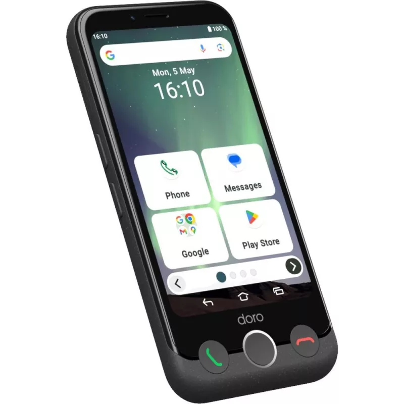 Smartphone Doro Aurora A10 4.5 Zoll 4 GB 64 GB Schwarz