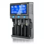 everActive UC-4200 Universalladegerät AC 12V 3A, unterstützt AA/AAA/C/9V, 4 Zellen, schwarz, integrierte Anzeige