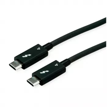 USB-Kabel ROLINE 11.02.9043 0,5 m USB 3.2 Gen 1 USB-C Schwarz