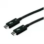 USB-Kabel ROLINE 11.02.9043 0,5 m USB 3.2 Gen 1 USB-C Schwarz
