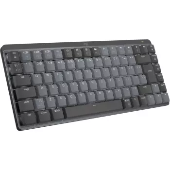 LOGITECH MX Mechanical Mini Minimalist Wireless Illuminated Keyboard - GRAPHITE - (US) INTL - 2.4GHZ/BT - N/A - EMEA - CLICKY