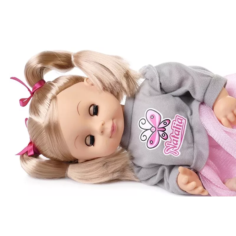 Puppe Natalia Polnisch sprechend mit Zöpfen 39cm Artyk