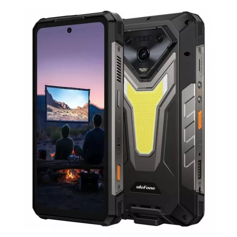Smartphone UleFone Armor 34 Pro 5G Plus — 6,95 Zoll 1080x2460, MediaTek Dimensity 7300, 16 GB RAM, 512 GB, 50 MP Triple-Kamera, 25500 mAh, Dual-SIM, Android 15, IP68/69K