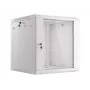 Lanberg Wandmontage-Installationsschrank 19'' 12U 600x600mm grau (Glastür)