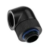 Adapter 90° G1/4 Zoll Außengewinde auf G1/4 Zoll Innengewinde drehbar, XSPC, schwarz, 4er-Pack